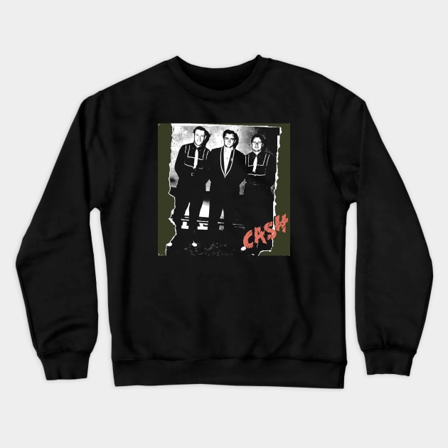 Johnny Clash or The Cash Crewneck Sweatshirt by TheObserver